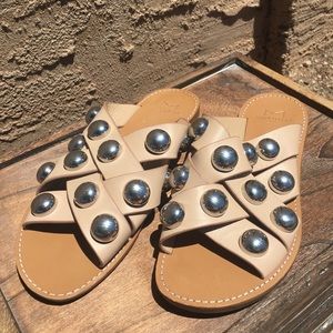 Marc Fisher Studded Sandals